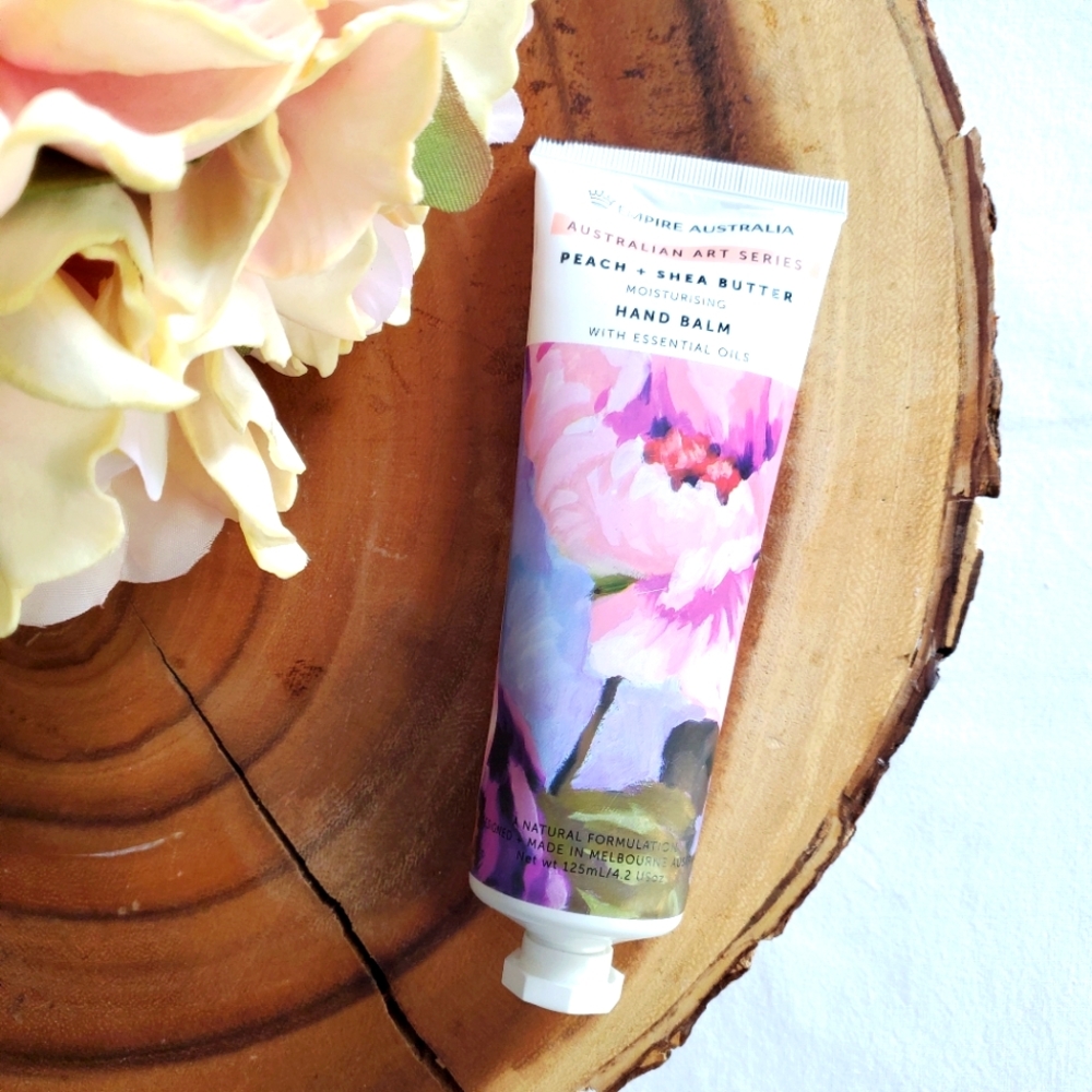 Empire Australia Art Series Peach & Shea Butter Hand Cream  Lotion 4.2 oz